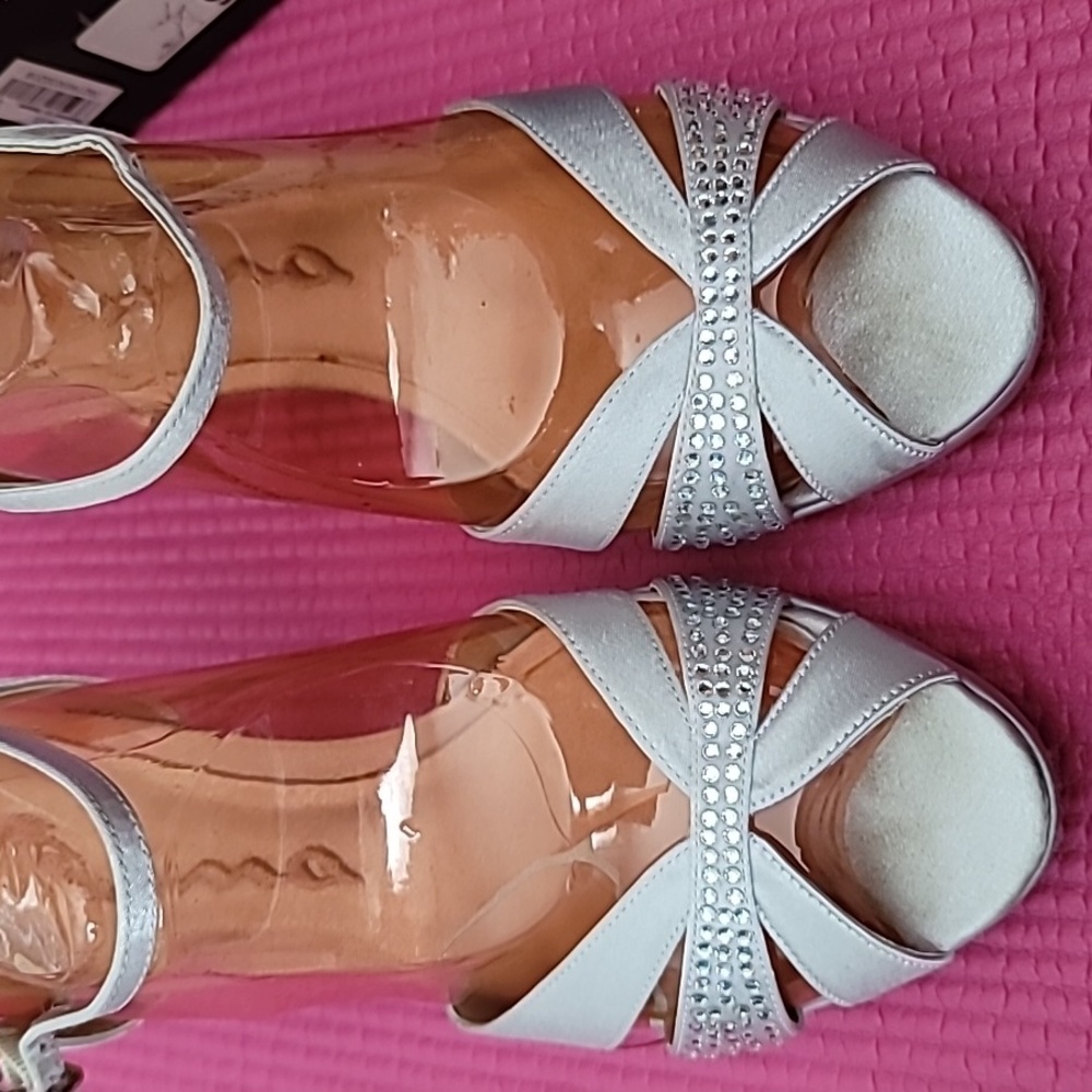Silver heels